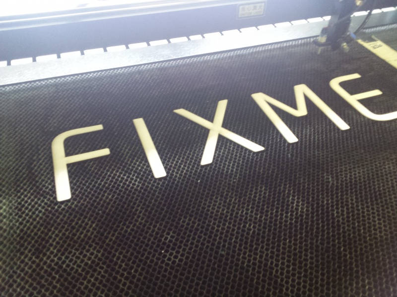 File:Laser cut cardboard Fixme logo.jpg