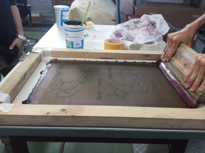 File:Screen printing - spreading the ink.jpg